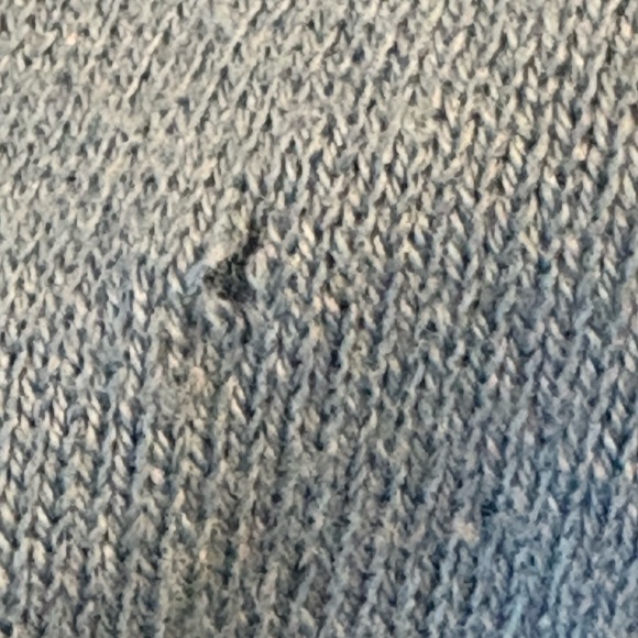 Boden Avery Light Blue Sweater with Button Back - Picture 7 of 7